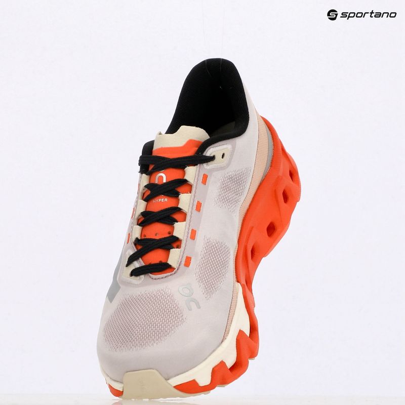 Laufschuhe Damen On Cloudmonster Hyper mauve/flame 9