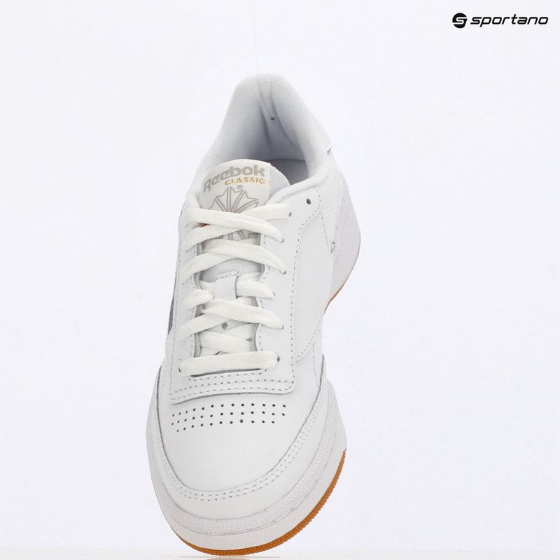 Schuhe Damen Reebok Club C 85 white/light grey/gum 9