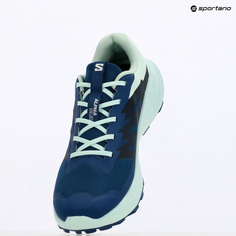 Laufschuhe Herren Salomon Alphaglide poseidon/bay/Paarakeet 9