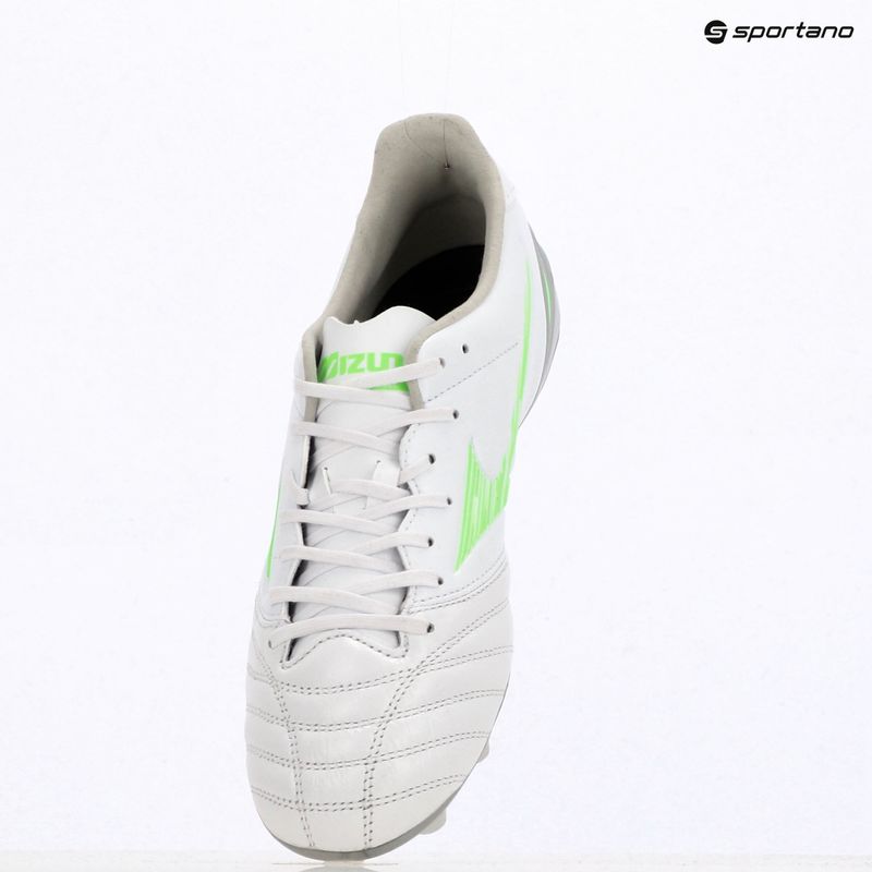 Fußballschuhe Herren Mizuno Morelia Neo IV Pro Md white/neon green/cool gray 3c 9