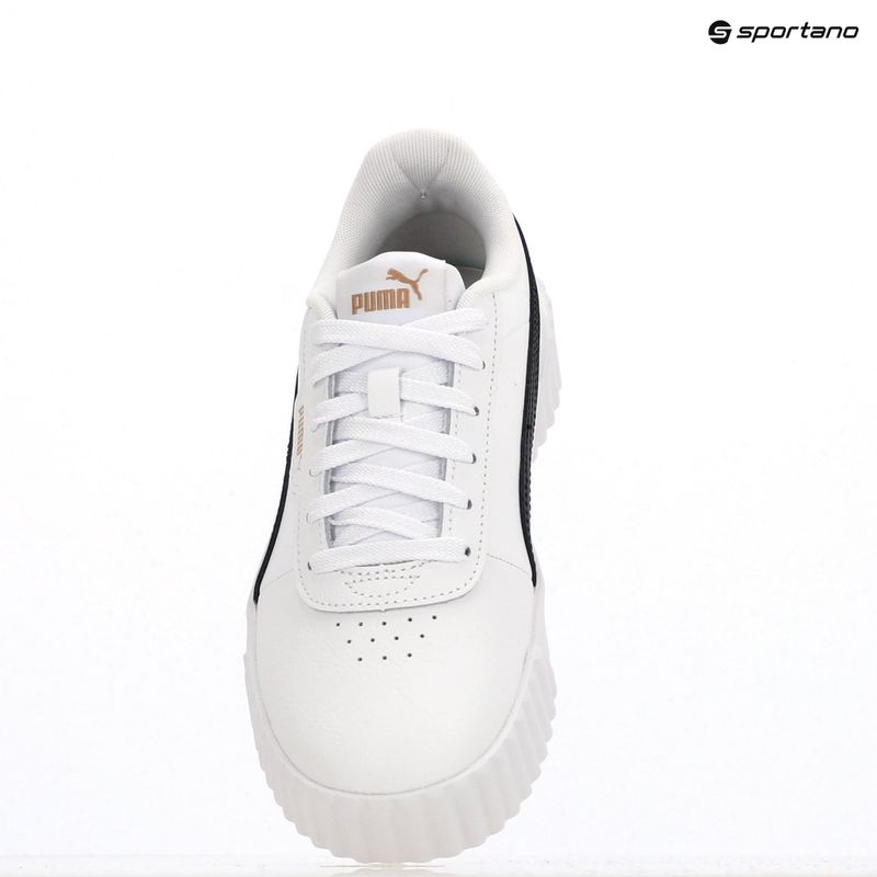 Schuhe Damen PUMA Carina 3.0 puma white/puma black/puma gold 9