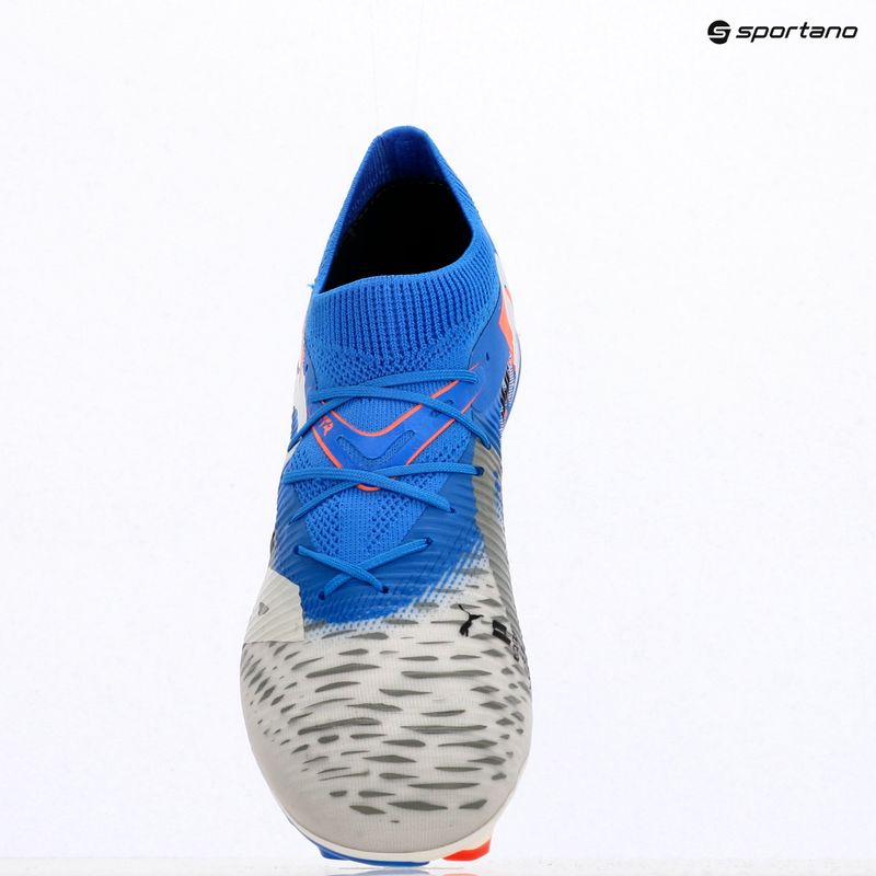 Fußballschuhe Herren PUMA Future 8 Match Forever FG/AG white/ultra blue/feather gray/puma black/glowing red 9