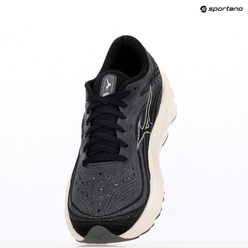 Laufschuhe Herren Damen Mizuno Wave Skyrise 5 iron gate/ white sand/ black 9