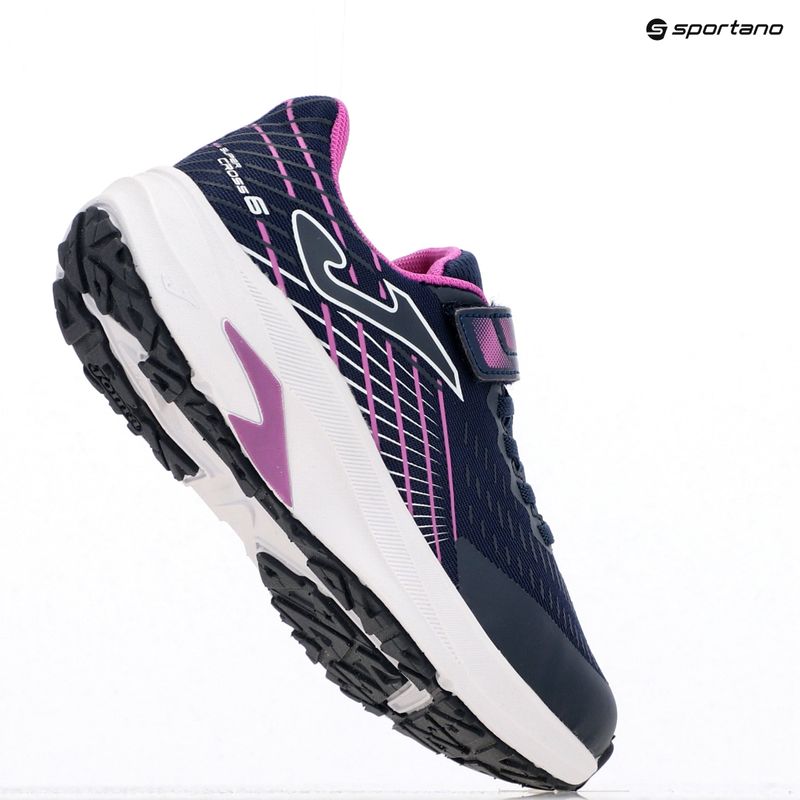 Laufschuhe Kinder Joma Super Cross navy/ fuchsia 9