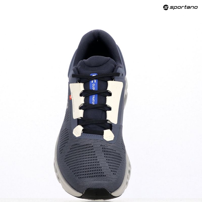 Herren On Running Cloudstratus 3 Metall/Gletscher Laufschuhe 9