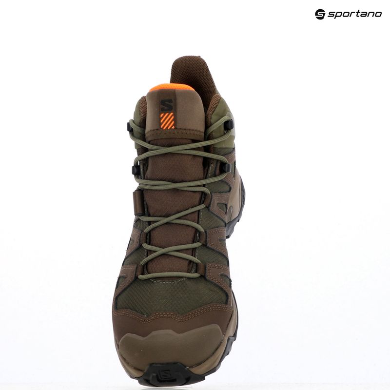 Trekkingschuhe Herren Salomon X Ultra Tracker GTX green/earth brown/sharkskin 18