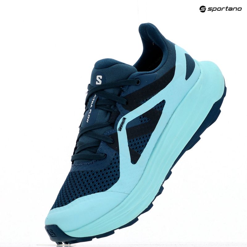 Laufschuhe Damen Salomon Ultra Flow GTX deep dive/tanager turquoise/carbon 15