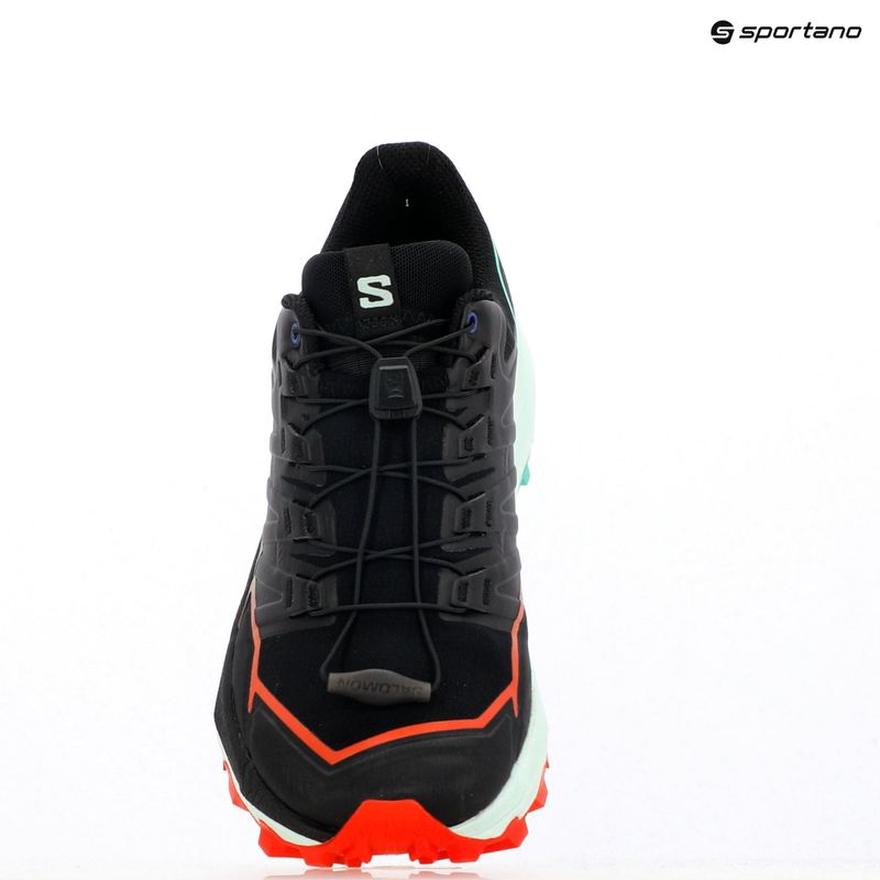 Laufschuhe Damen Salomon Thundercross black/cherry tomato/electric green 11
