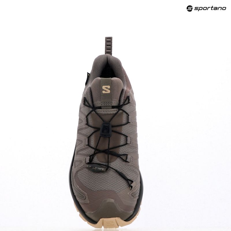 Laufschuhe Damen Salomon XA Pro 3D V9 GTX plum kitten/black/gul 11