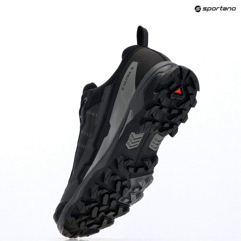 Herren-Trekking-Stiefel Salomon X ULTRA 5 GTX schwarz / asphalt / castlerock 9