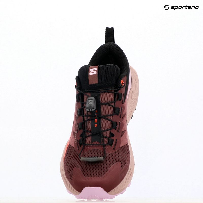 Laufschuhe Damen Salomon Sense Ride 5 GTX catawba grape/orchid bouquet/cherry tomato 14