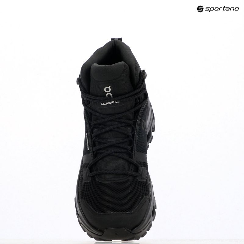 Schuhe Damen On Cloudrock Mid Waterproof black/black 9