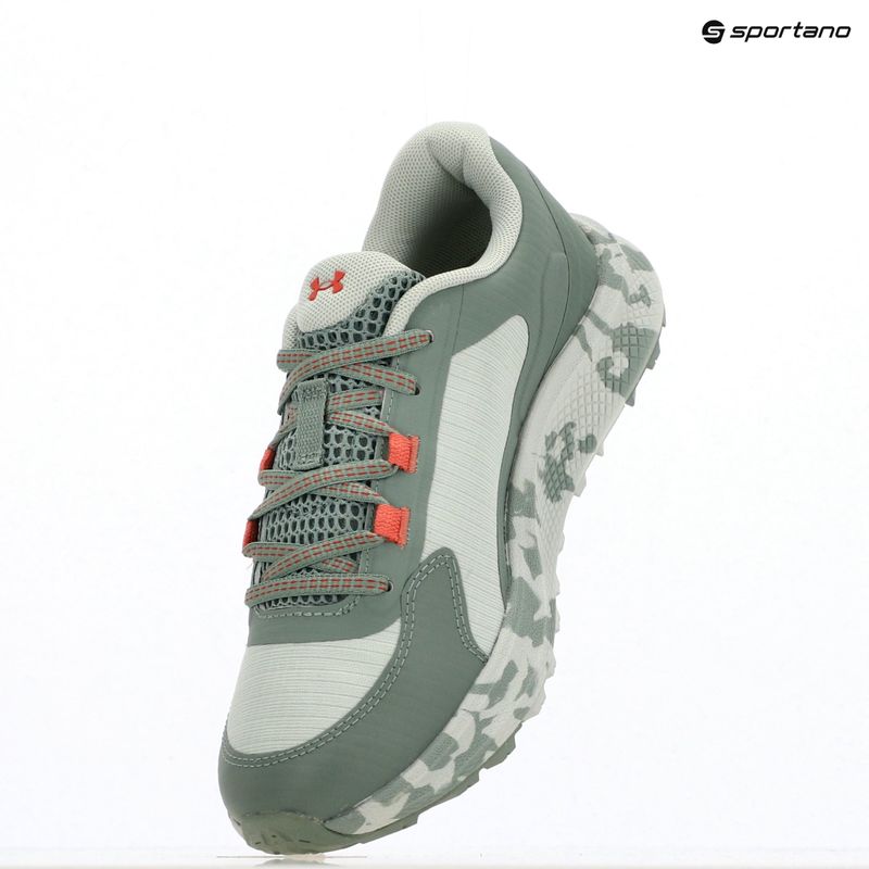 Laufschuhe Damen Under Armour Charged Bandit Trail 3 hydro green/silica green/blush orange 11