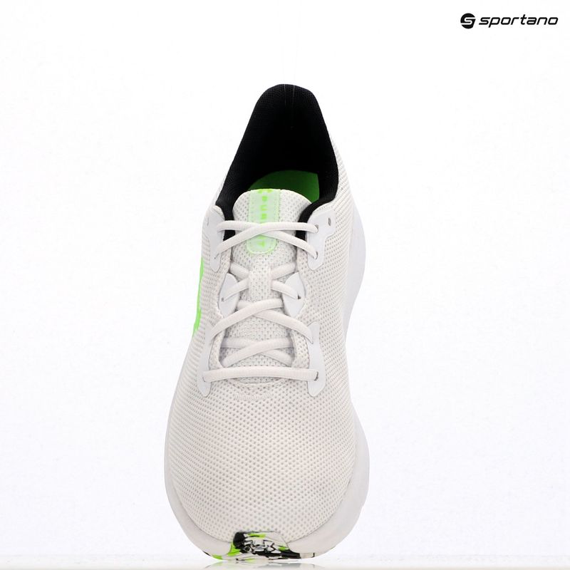 Laufschuhe Herren Under Armour Charged Pursuit 4 white/black/hyper green 10