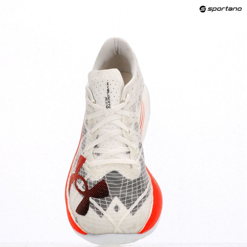 Laufschuhe Herren Under Armour Velocity Elite 2 white/ares red/black 9