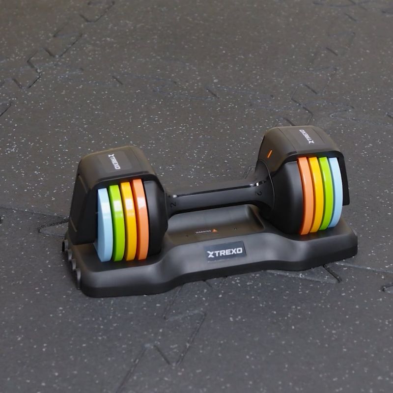 Verstellbare Hantel TREXO 11,5 kg multicolor 13