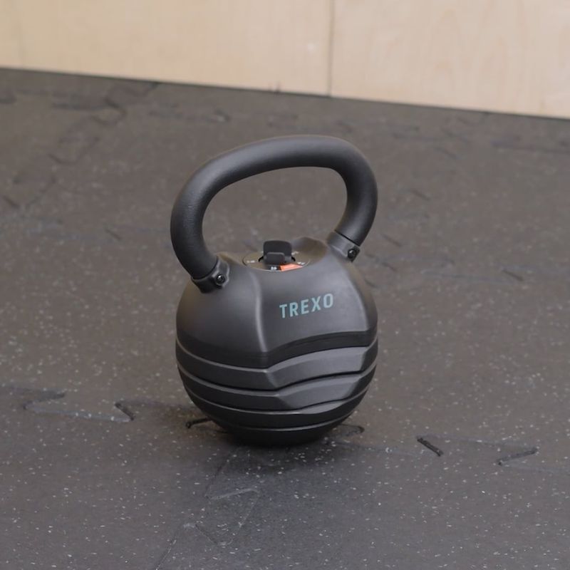TREXO verstellbare Kettlebell 14 kg 16