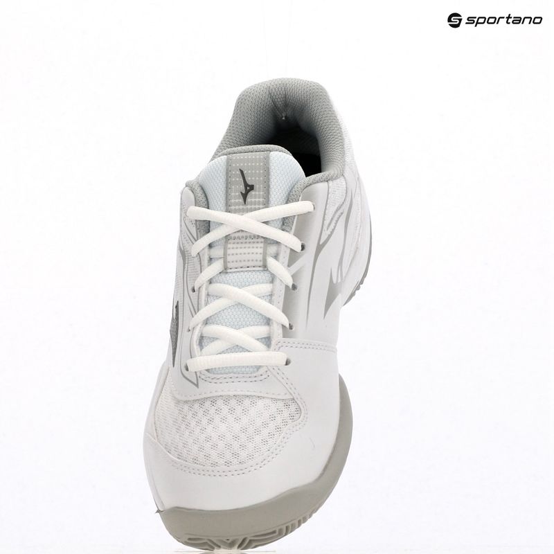 Tennisschuhe Damen Mizuno Break Shot 5 CC white/ ultimate gray/ harbor mist 12