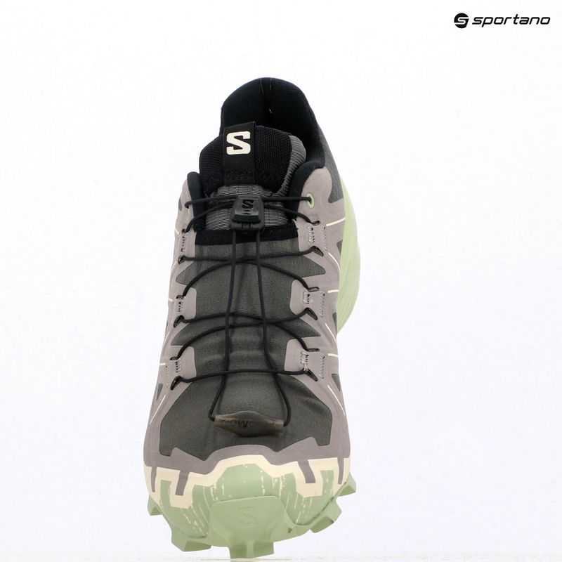 Laufschuhe Damen Salomon Speedcross 6 castlerock/vanilla ice/smoke green 13