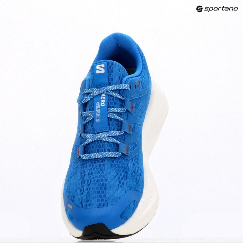 Laufschuhe Herren Salomon Aero Glide 3 french blue/white/cherry tomato 14