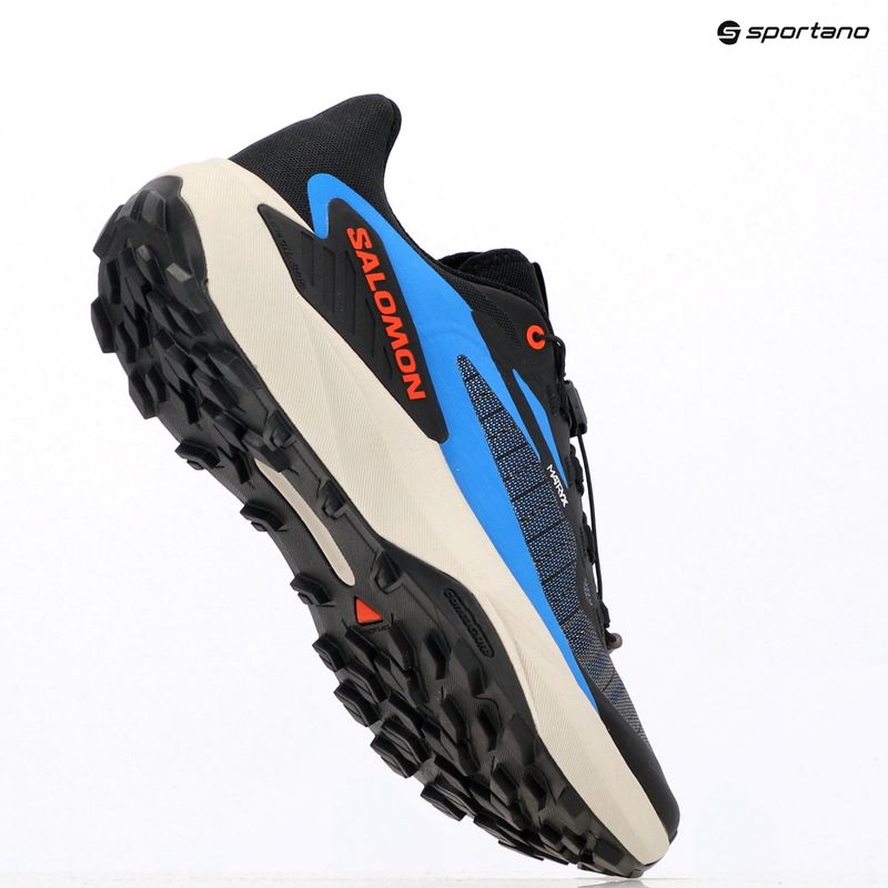 Laufschuhe Herren Salomon Genesis black/french blue/cherry tomato 13