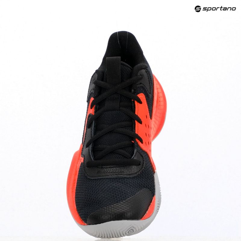 Under Armour Grade School Jet '23 Kinder Basketballschuhe schwarz/ares rot/mod grau 14