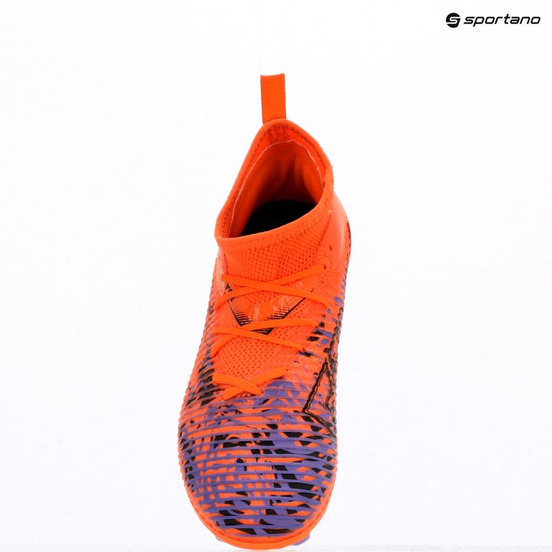 Fußballschuhe Kinder PUMA Future 8 Match Creativity FG/AG Jr orange poppy/puma black/dark amethyst 9