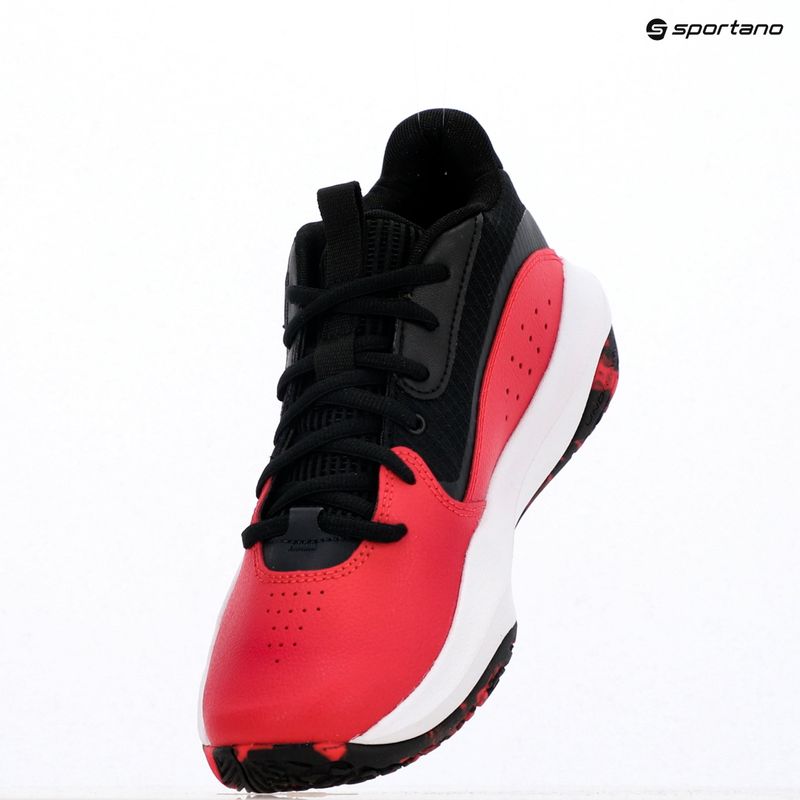 Under Armour Lockdown 7 rot/schwarz/weiß Basketball-Schuhe 15