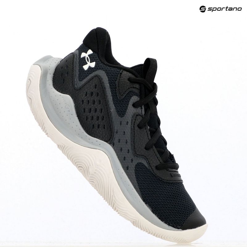 Under Armour Grade School Jet '23 schwarz/jet grau/weiß Kinder Basketballschuhe 14