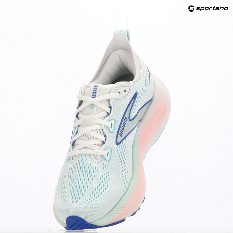 Laufschuhe Damen Brooks Glycerin 22 wide fit white/limpet shell/amPaaro blue 16