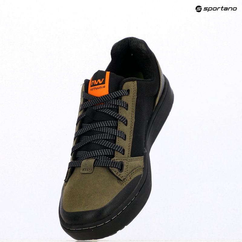 Männer Plattform Radfahren Schuhe Northwave Tribe 2 Wald grün 9