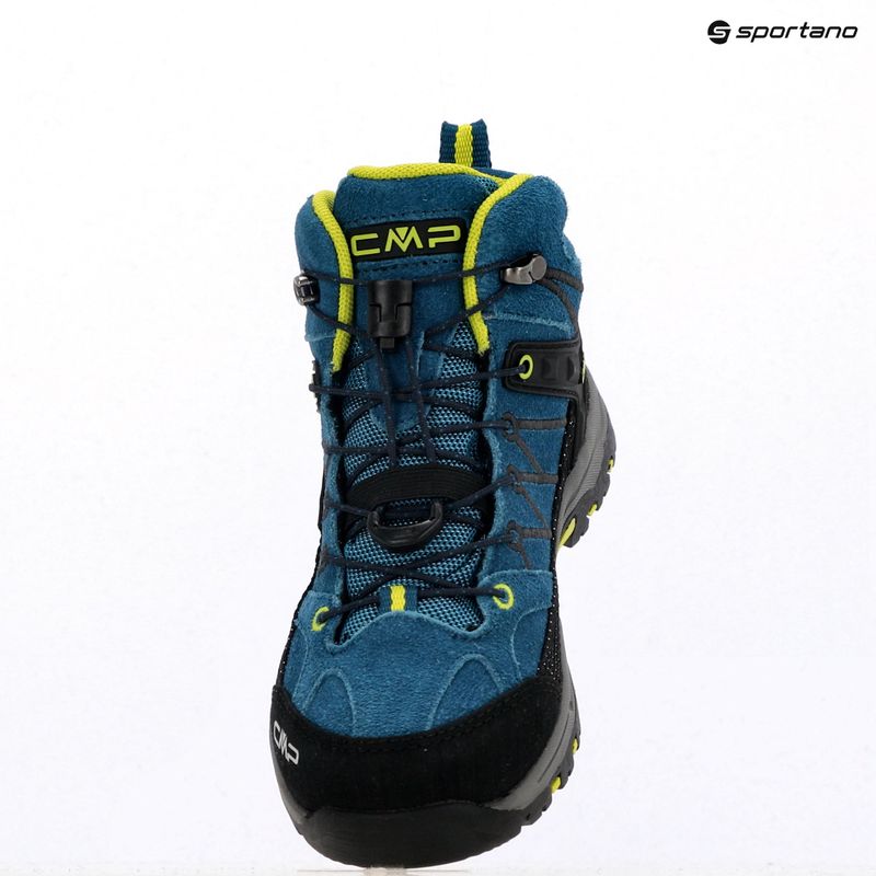 CMP Rigel Mid Wp deep lake/acido Kinder-Trekkingstiefel 15
