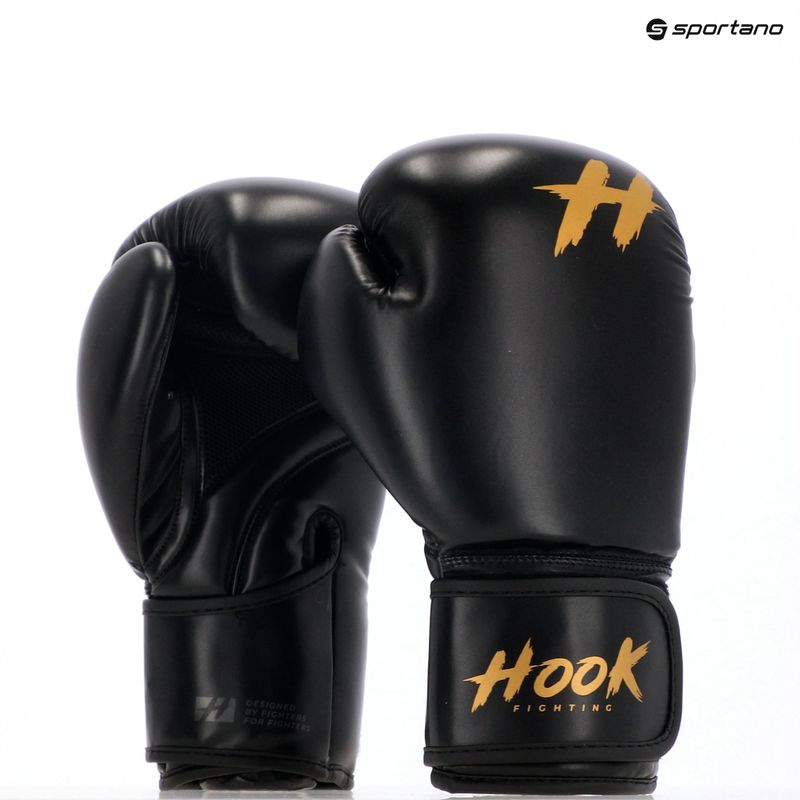 HOOK FIGHTING Ready To Train Boxhandschuhe schwarz 8