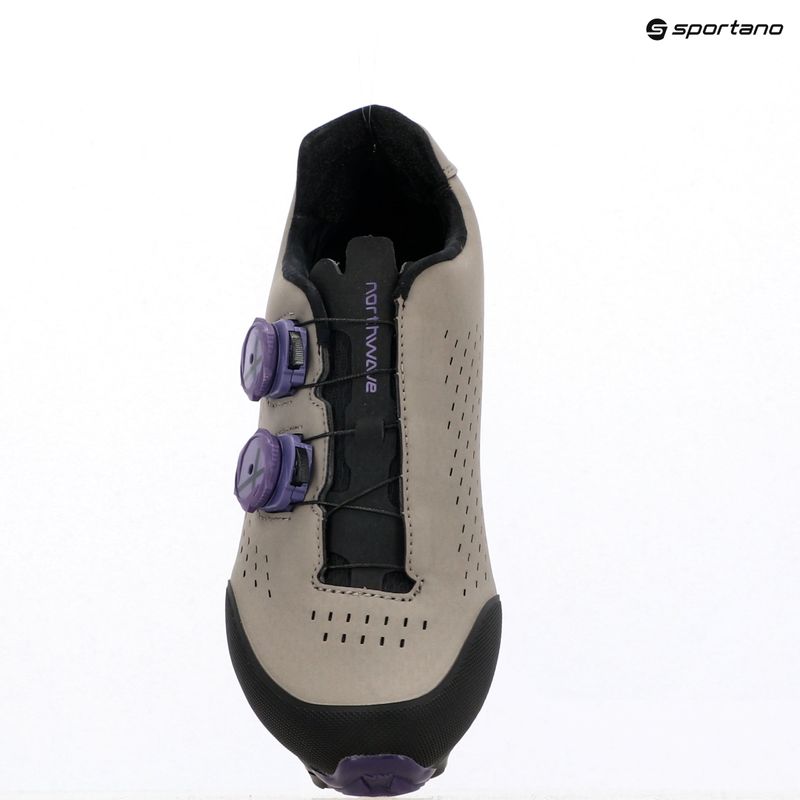 Herren MTB-Radschuhe Northwave Rebel 3 sand/dunkel lila 9