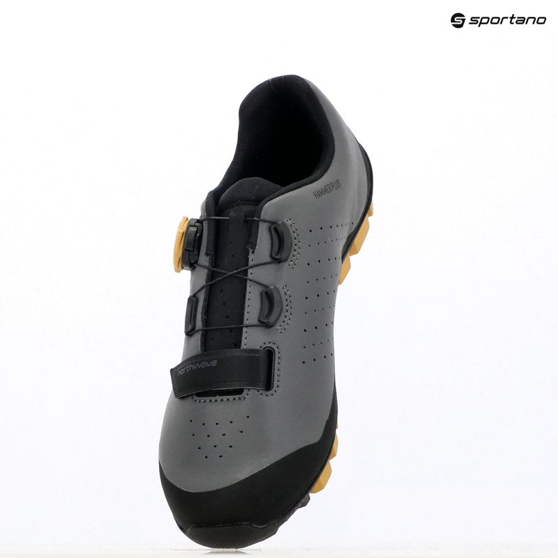 Herren MTB-Radschuhe Northwave Hammer Plus dunkelgrau/honig 12