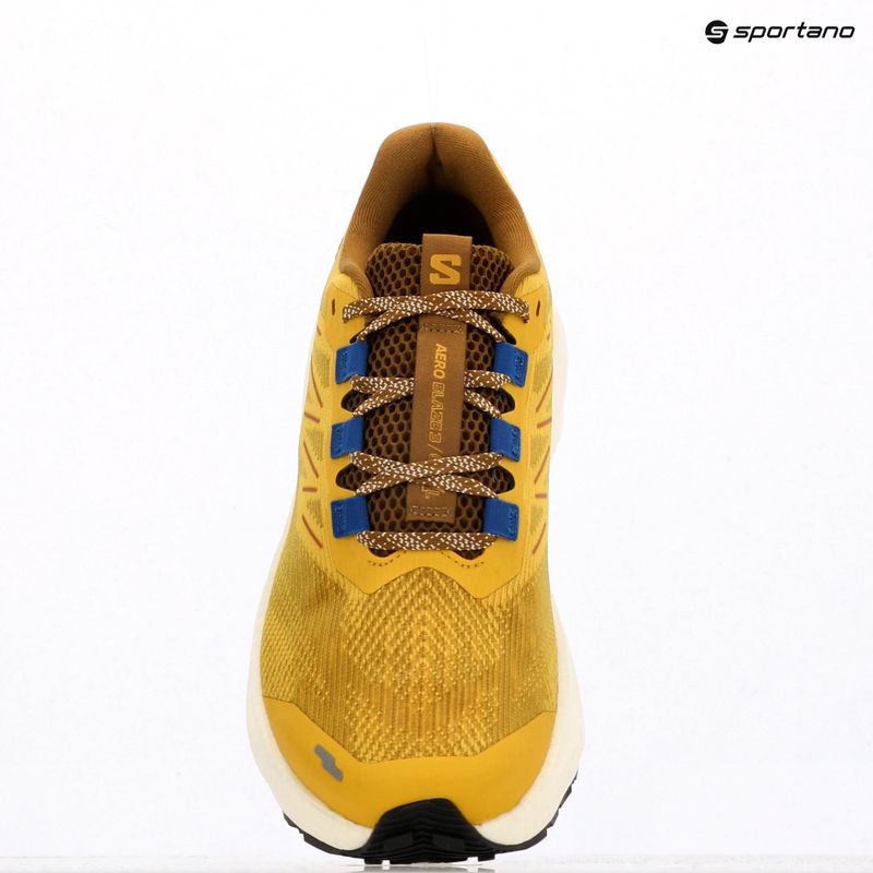 Herren Laufschuhe Salomon Aero Blaze 3 GRVL Gewürzsenf/Vanilleis/Nautikblau 9