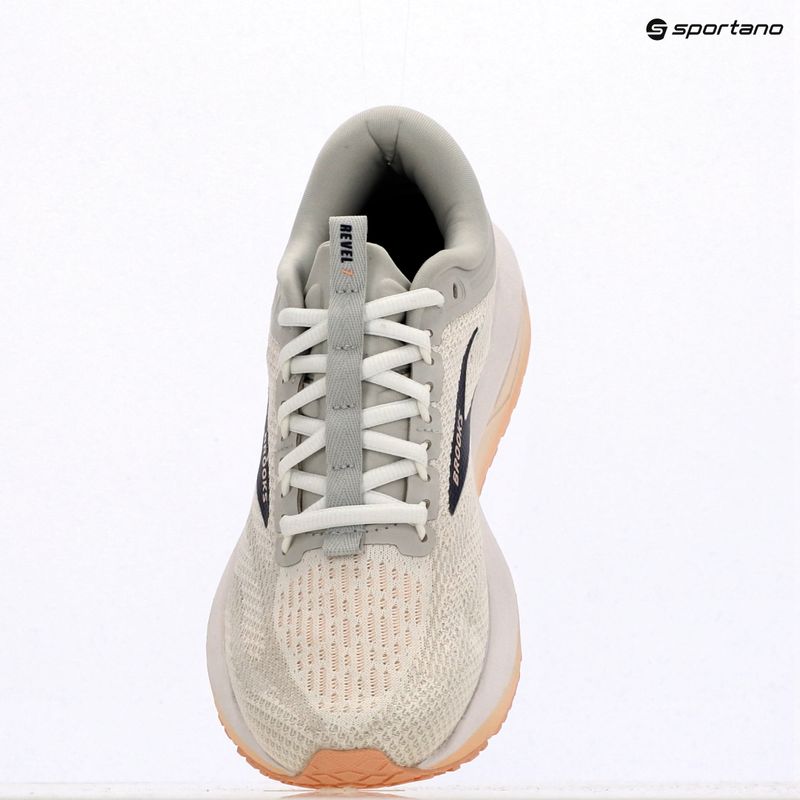 Laufschuhe Damen Brooks Revel 7 oyster/white/tropical peach 9