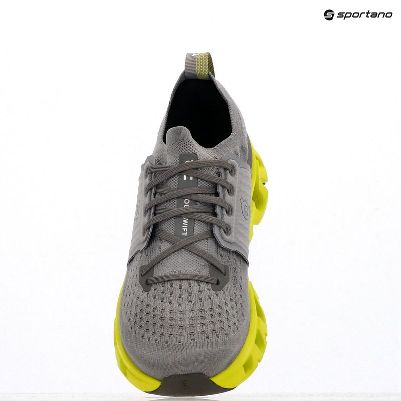 Herren Laufschuhe On Running Cloudswift 4 alloy/lime 9