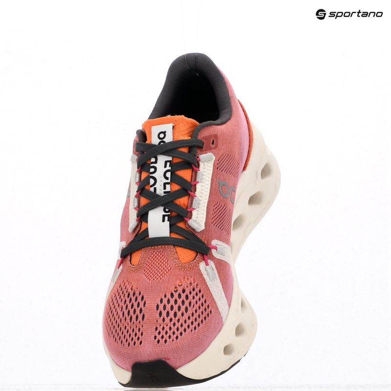 Damen On Running Cloudeclipse tangerine/ivory Laufschuhe 5