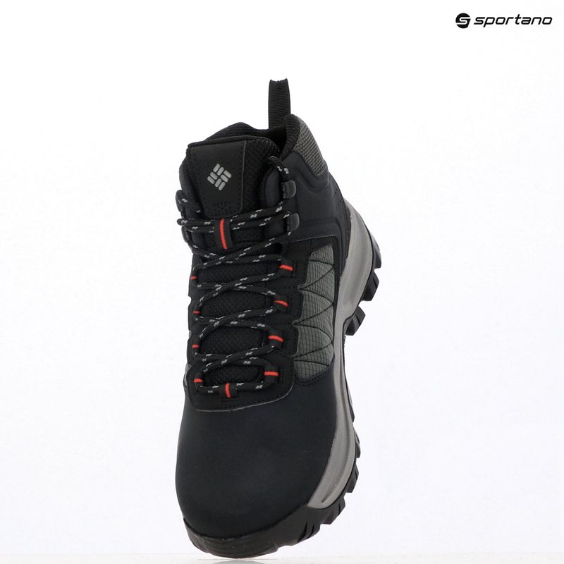 Wanderschuhe Herren Columbia Transverse Hike Waterproof black/mountain red 22