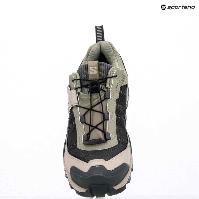 Damen-Trekking-Stiefel Salomon X ULTRA 5 GTX Seegras / turbul ence / zarten Pfirsich 18