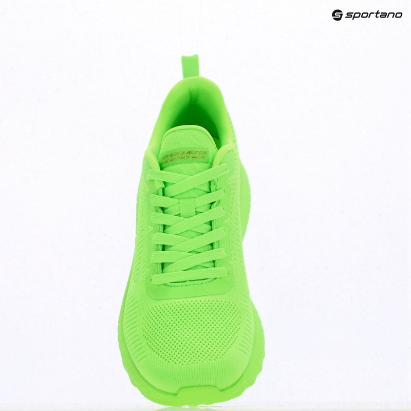 Schuhe Damen SKECHERS Bobs Squad Chaos Cool Rythms lime 15