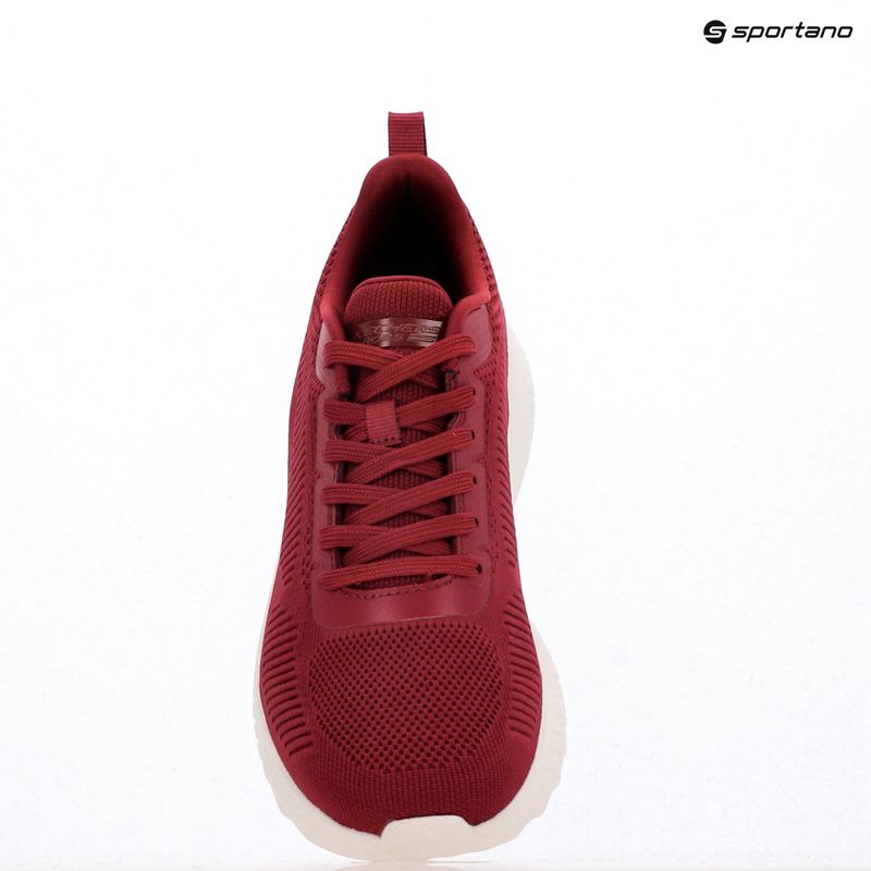 Schuhe Damen SKECHERS Bobs Squad Chaos Face Off red 15