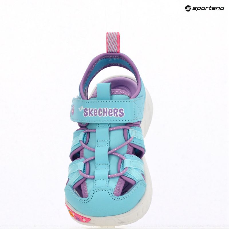 SKECHERS Kindersandalen Play Scene Splash Cute Crew türkis/lavendel 12