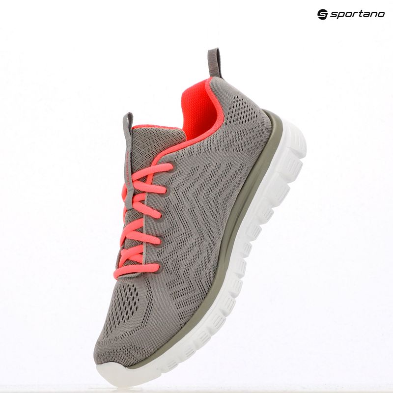 Schuhe Damen SKECHERS Graceful Get Connected gray/coral 14