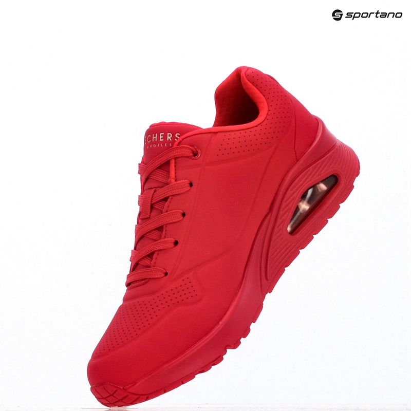 Schuhe Damen SKECHERS Uno Stand On Air red 15