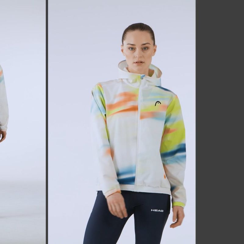 Tennisjacke Damen HEAD Blur W printed 12