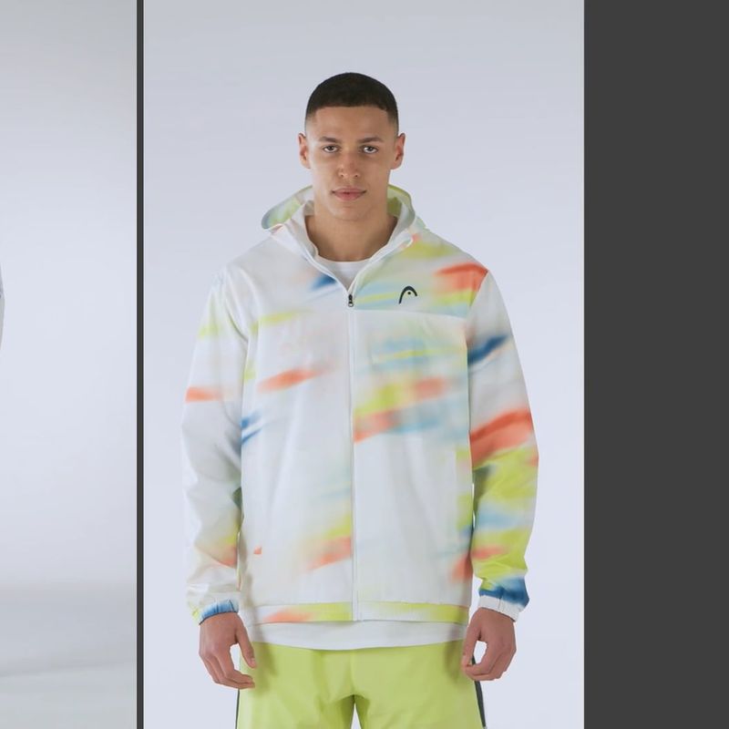 Tennisjacke Herren HEAD Blur printed 9