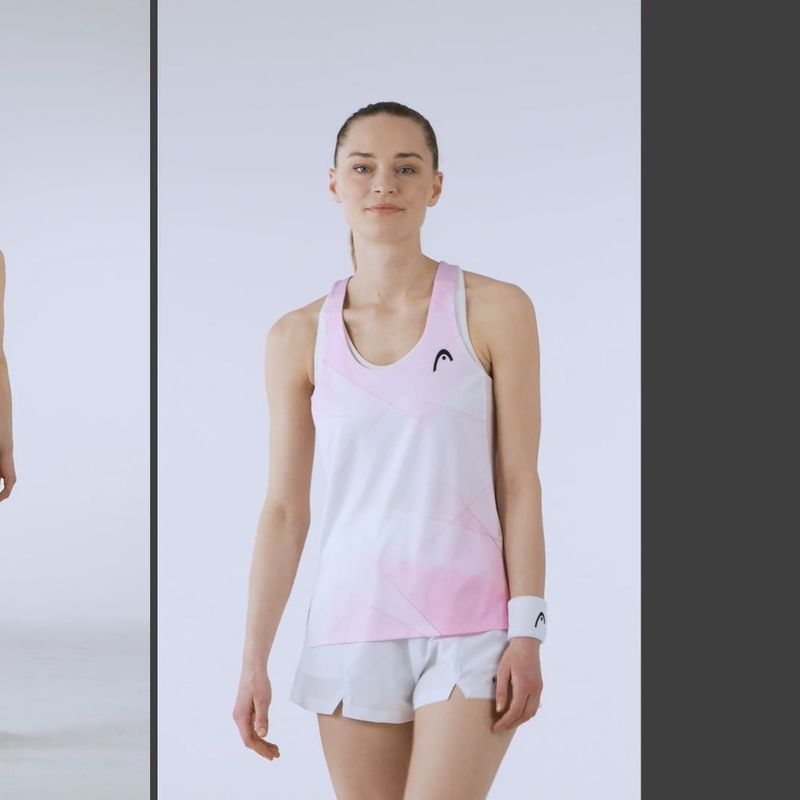 Tennis Tank Top  Damen HEAD Spirit Tank Top print vision w/alight lilac 5