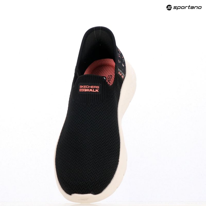 Schuhe Damen SKECHERS Go Walk Flex Sunset Rose black 9